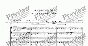Lento Pour Cor Anglais Avec Instruments à Cordes Download Pdf File