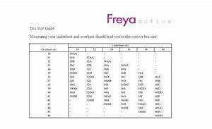 Freya Size Guide