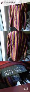  Allard Ellen Tracy 100 Silk Rainbow Blouse In 2020 Clothes