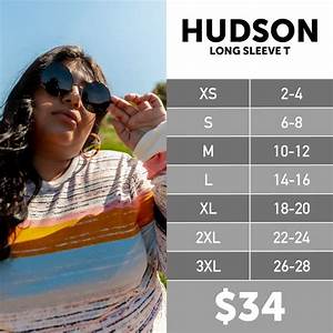 2020 Lularoe Hudson Long Sleeve Size Chart Lularoe Styling Lularoe