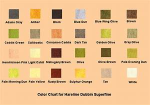 Hareline Superfine Color Chart
