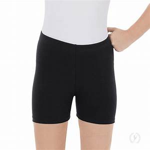 Girls Cotton Lycra Mid Thigh Shorts 10262 Eurotard Com