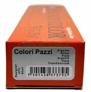 Tec Italy Designer Color Colori Pazzi Silver Plata Haircolor 3 Oz