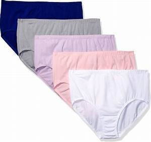 Fruit Of The Loom Women S Plus Size 5 Pack Fit For Me Breathable Brief