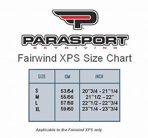 Parasport Fairwind Xps Certified Skydiving Helmet