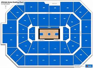 Allstate Arena Seating Charts For Basketball Rateyourseats Com