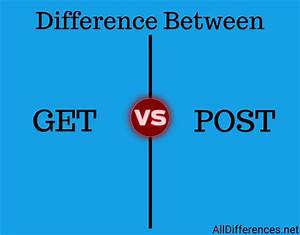 Difference Between Get And Post Comparison Chart
