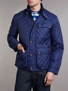 Polo Ralph Quilted Jacket In Blue For Men Lyst