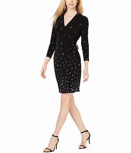 Anne Klein Womens Nathalie Wrap Dress Tagsweekly Com