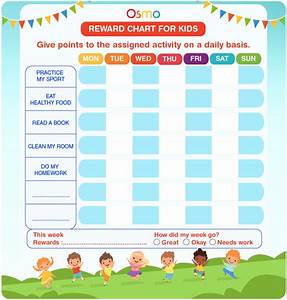 Instant Download Reward Chart For Kids Chore Chart Kids Ocean Themed