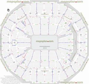 Memphis Fedexforum Seating Chart Performance Area For Shows Half