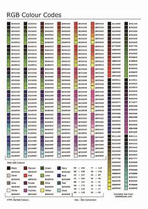 Rgb Hex Colour Chart Cheat Sheet By Davechild Download Free From