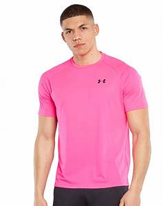 Under Armour Mens Tech 2 0 T Shirt Pink Life Style Sports Ie