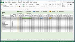 Employee Vacation Planner Template Excel Awesome Any Year Holiday