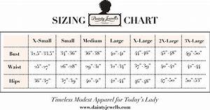 Size Chart Dainty Jewell 39 S