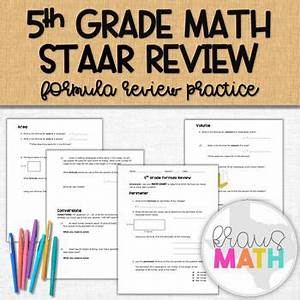 5th Grade Formula Staar Review Directions Students Use Their Staar
