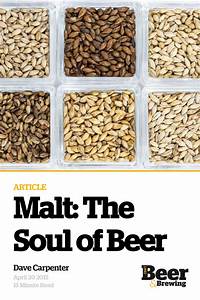 Malt The Soul Of Craft Brewing