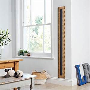 Personalised Chalkboard Wooden Ruler Height Chart By Lovestruck
