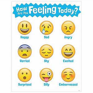 Buy Creative Teaching Press Chart How Are You Feeling Today Emoji
