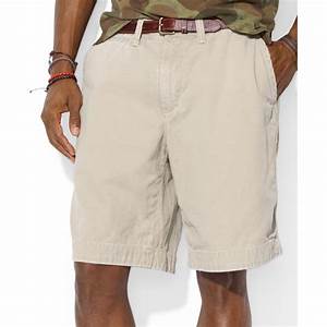 Lyst Ralph Polo Relaxed Fit Rugged Bleecker Shorts In Natural