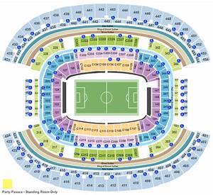 At T Stadium Seating Chart Maps Dallas