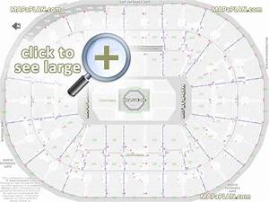 Moda Center Rose Garden Arena Seat Row Numbers Detailed Seating