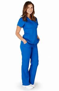 Buy Ultrasoft Premium Mock Wrap Medical Nursing Scrubs Set For Women