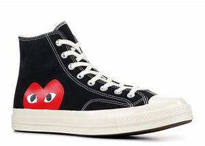 Buy Comme Des Garcons Play X Converse Chuck Taylor Black High Online In
