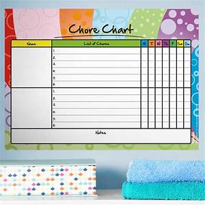 Fathead Dry Erase Chore Chart Large Removable Wall Decal Walmart Com