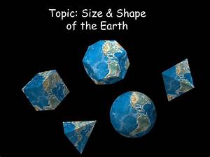 Ppt Topic Size Shape Of The Earth Powerpoint Presentation Id 2813743