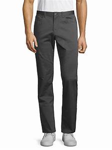 Calvin Klein Mens Gray Solid Pants Size W34 L32 Ebay