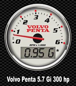 Volvo Penta 5 7 Fuel Consumption V8 300 Hp Mpg Gph Gallons Per Hour