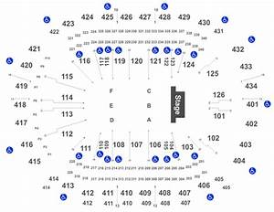 Detailed Toyota Center Seating Map