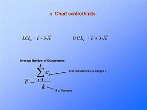 c chart control limits presentationeze