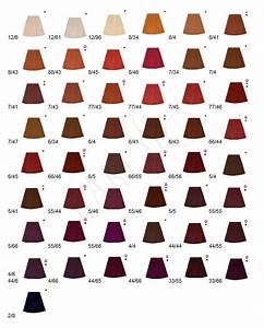 Wella Reds Hair Color Chart Wella Hair Color Chart Wella Color Charm