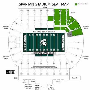 Msu Spartan Football Stadium Seating Chart Awesome Home