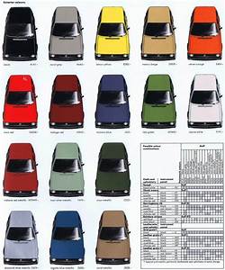 View Topic Paint Codes The Mk1 Golf Owners Club