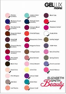 Gellux Gel Nail Colours Currently In Beauty Salon Norwich Elizabeth