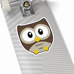 Owl Sticker Etsy