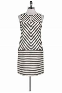  Turk Black White Striped Print Dress Sz 2 In 2021 Dresses