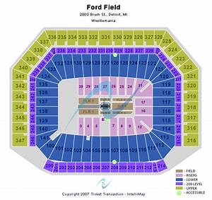 Ford Field Seating Chart Ford Field Event Tickets Schedule