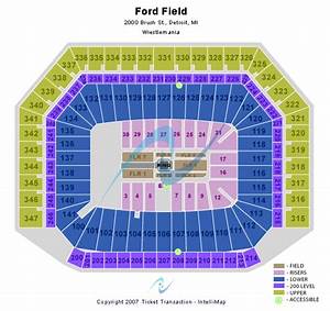 ford field seating chart ford field event tickets schedule