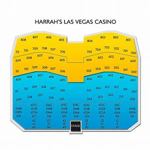 Harrahs Showroom At Harrahs Las Vegas Seating Chart Vivid Seats