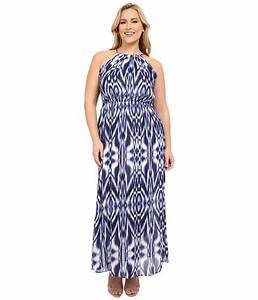 Christin Plus Size Maya Maxi Dress Maxi Dress Blue Dresses