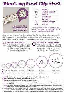 Find Your Lilla Rose Flexi Clip Size With This Handy Chart Flexi Clips