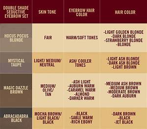 Innovative Brow Matching Chart 4ever Magic Cosmetics