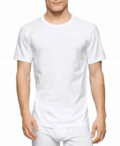 Calvin Klein Men 39 S Cotton Classics Crew Neck T Shirt White 3 White