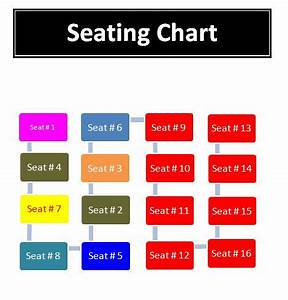 Seating Chart Template Free Word Templates