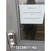 Security fail