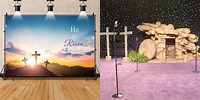 Easter Backdrops for Church Play of City